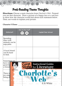 Charlotte's Web Comprehension Assessment