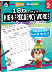 180 Days™: High-Frequency Words for Second Grade