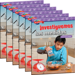 Tu mundo: Investiguemos las medidas: Volumen y masa 6-Pack