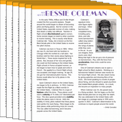 All About Bessie Coleman Text Card 6-Pack