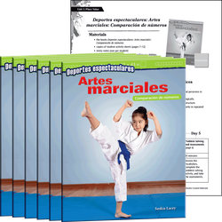 Deportes espectaculares: Artes marciales: Comparación de números 6-Pack