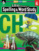 180 Days™: Spelling and Word Study for Sixth Grade