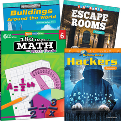 Learn-at-Home: Explore Math Bundle Grade 6: 4-Book Set