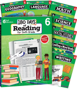 180 Days™ Bundle Grade 6: 8-Book Set