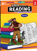 180 Days™: Reading for Third Grade (Spanish)